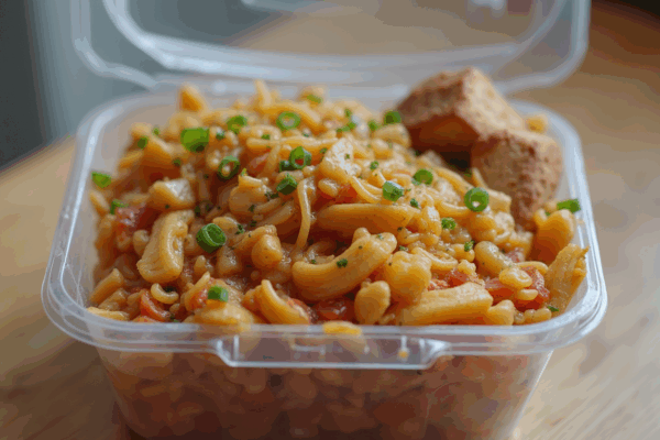 Храна в пластмасова кутия