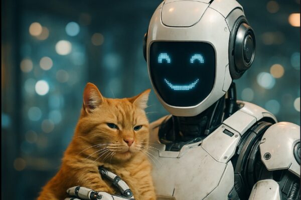 Робот и котка