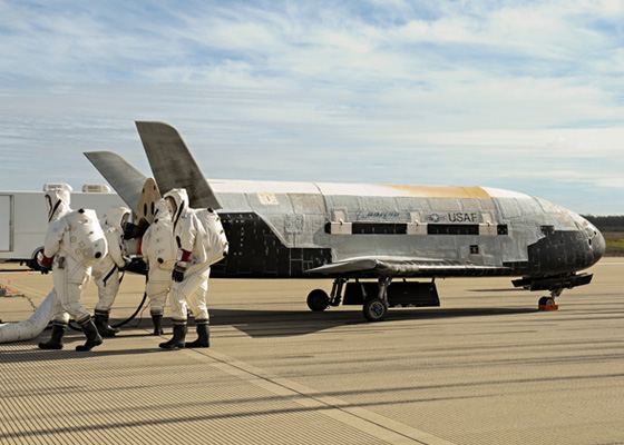 x 37b landing sites
