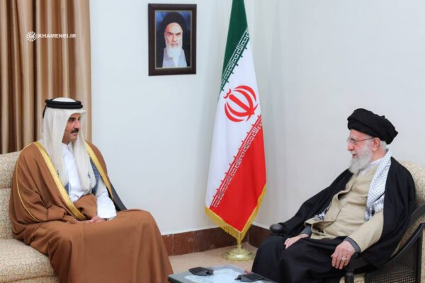 emir of qatar and aiatola
