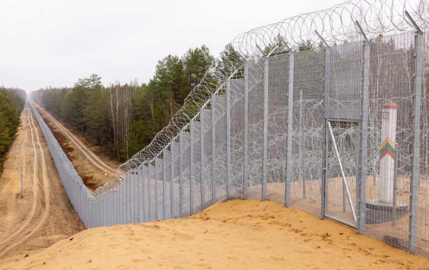 Lithuanian Belarusian border