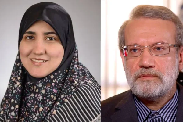 Fatemeh Ardeshir Larijani and Ali Larijani
