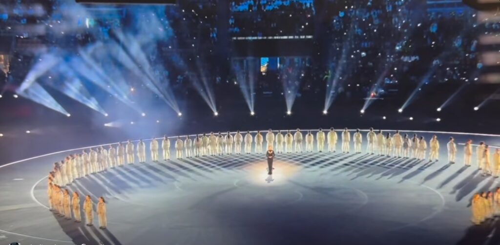 Charlize Theron at the Olympics games