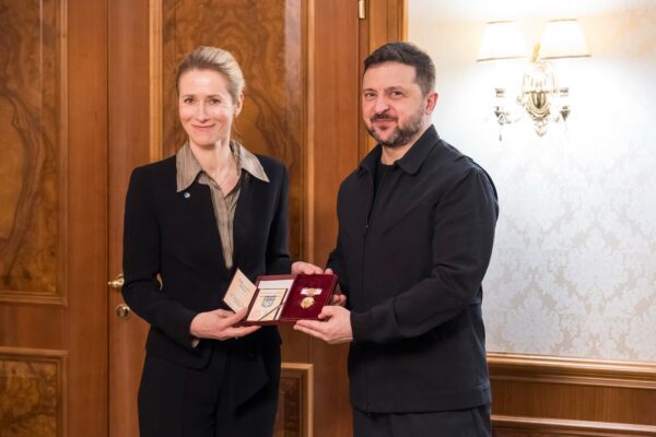 Кая Калас и Володимир Зеленски